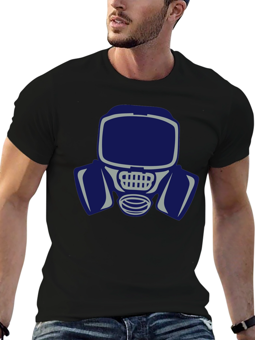 Graphic Tee - Gas Mask Design