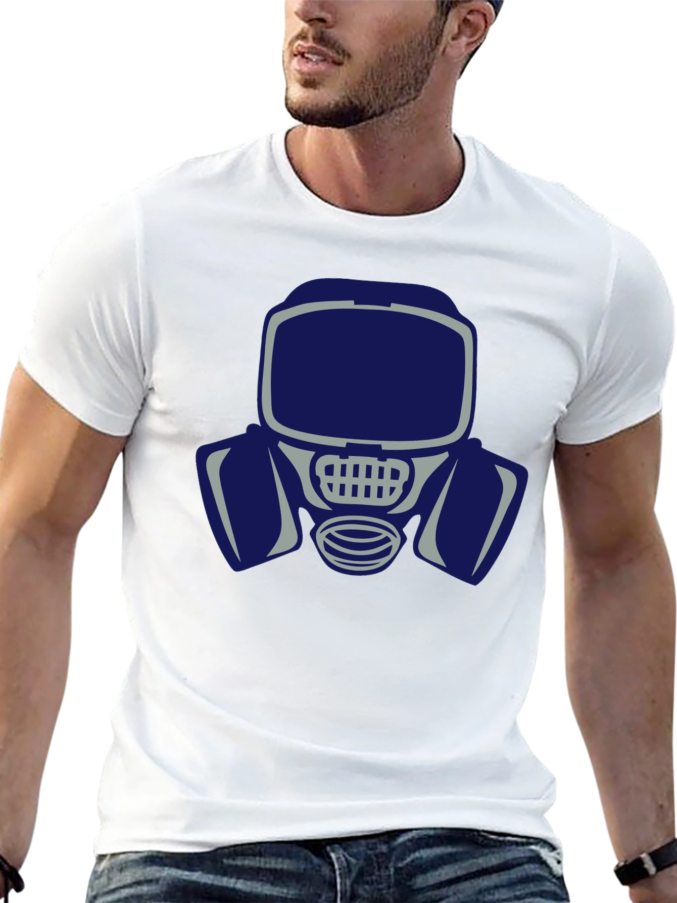 Graphic Tee - Gas Mask Design