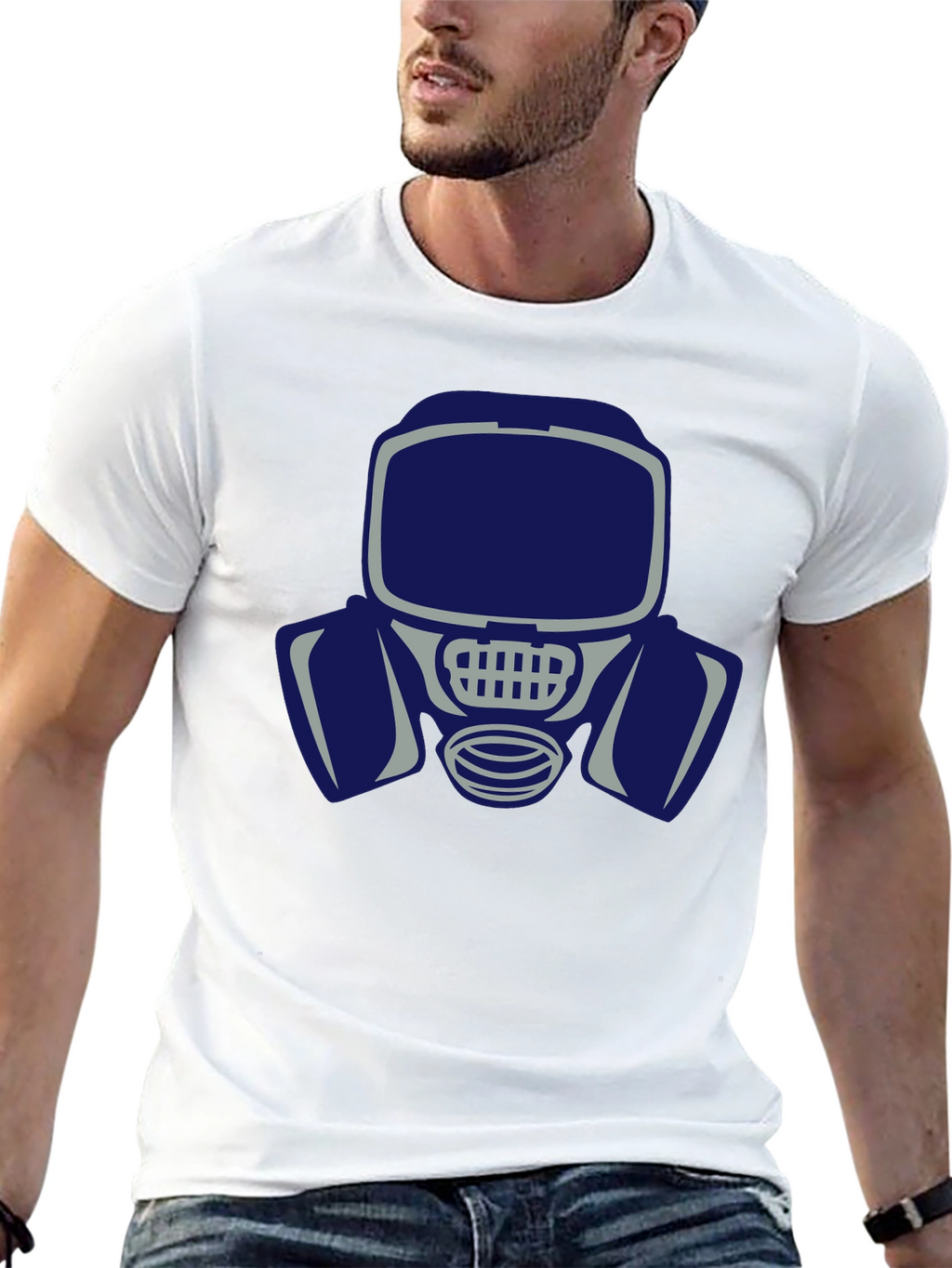 Graphic Tee - Gas Mask Design