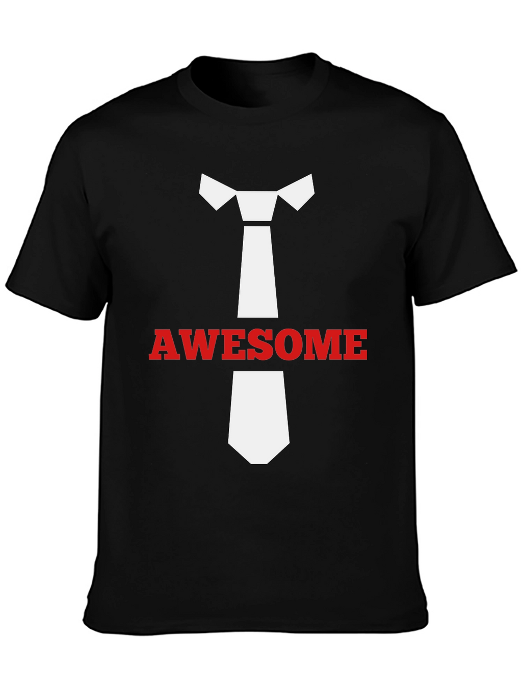 Awesome Tie T-Shirt - Stylish Casual Wear