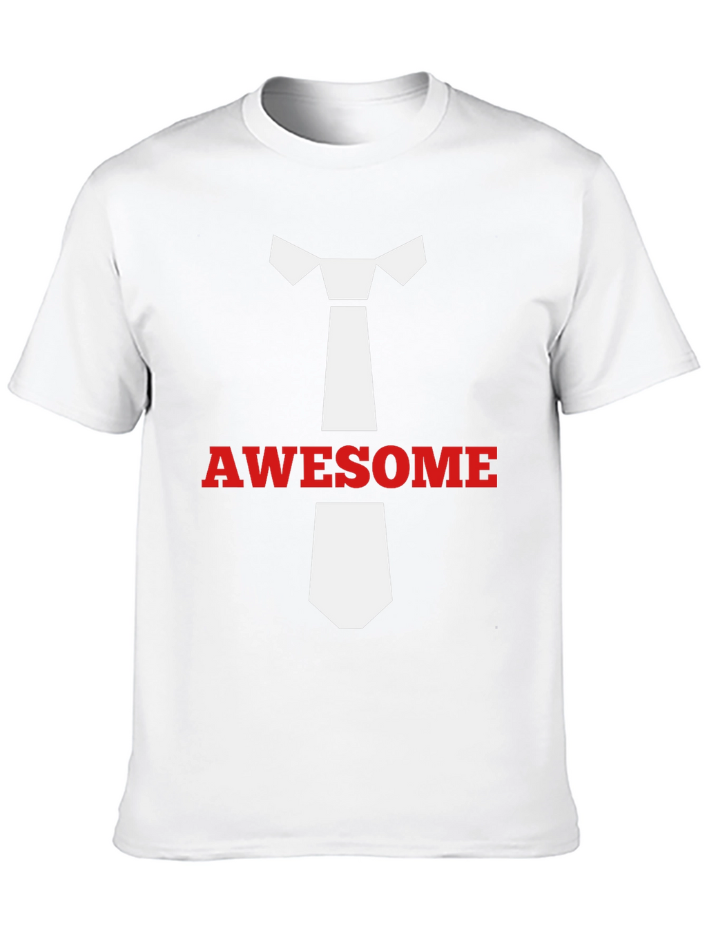 Awesome Tie T-Shirt - Stylish Casual Wear
