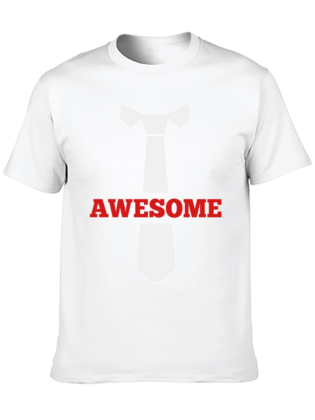 Awesome Tie T-Shirt - Stylish Casual Wear