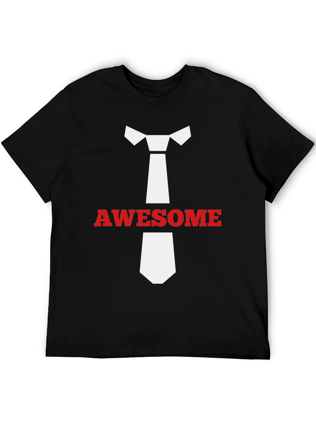 Awesome Tie T-Shirt - Stylish Casual Wear