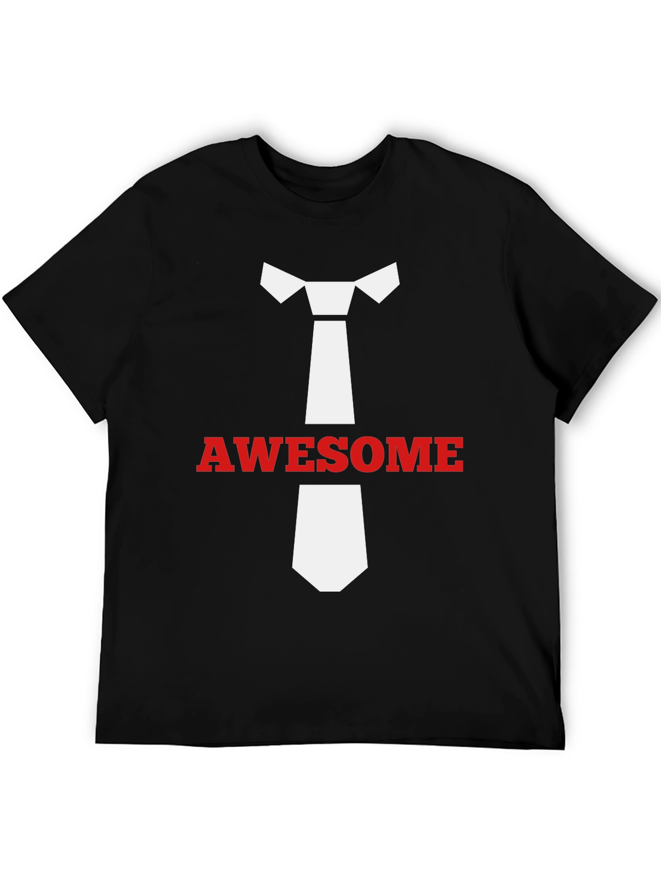 Awesome Tie T-Shirt - Stylish Casual Wear