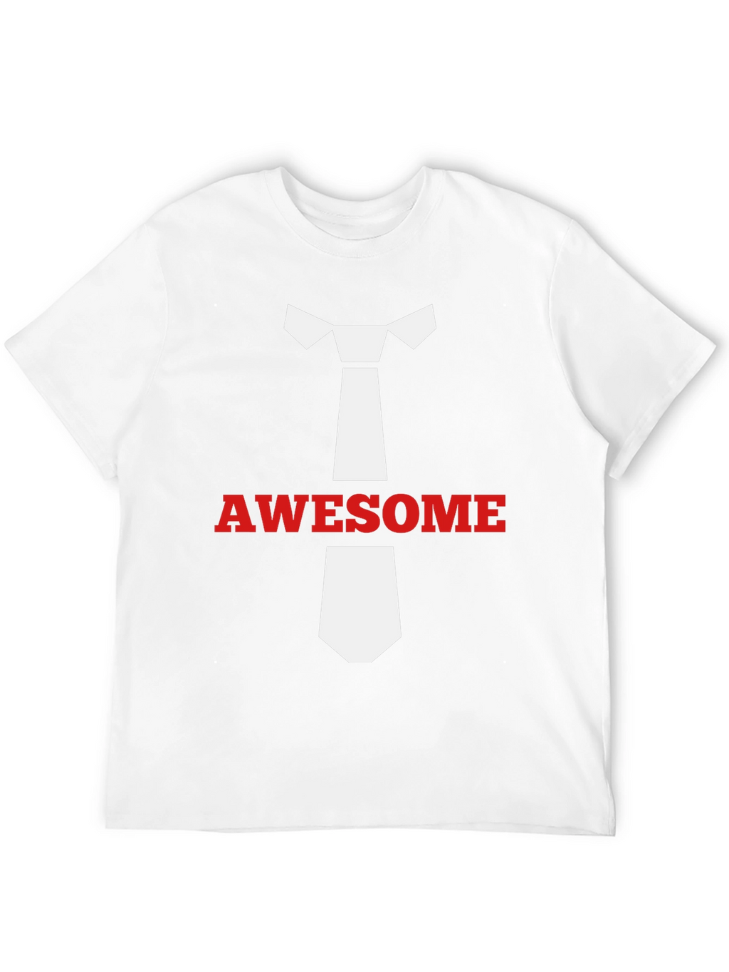 Awesome Tie T-Shirt - Stylish Casual Wear