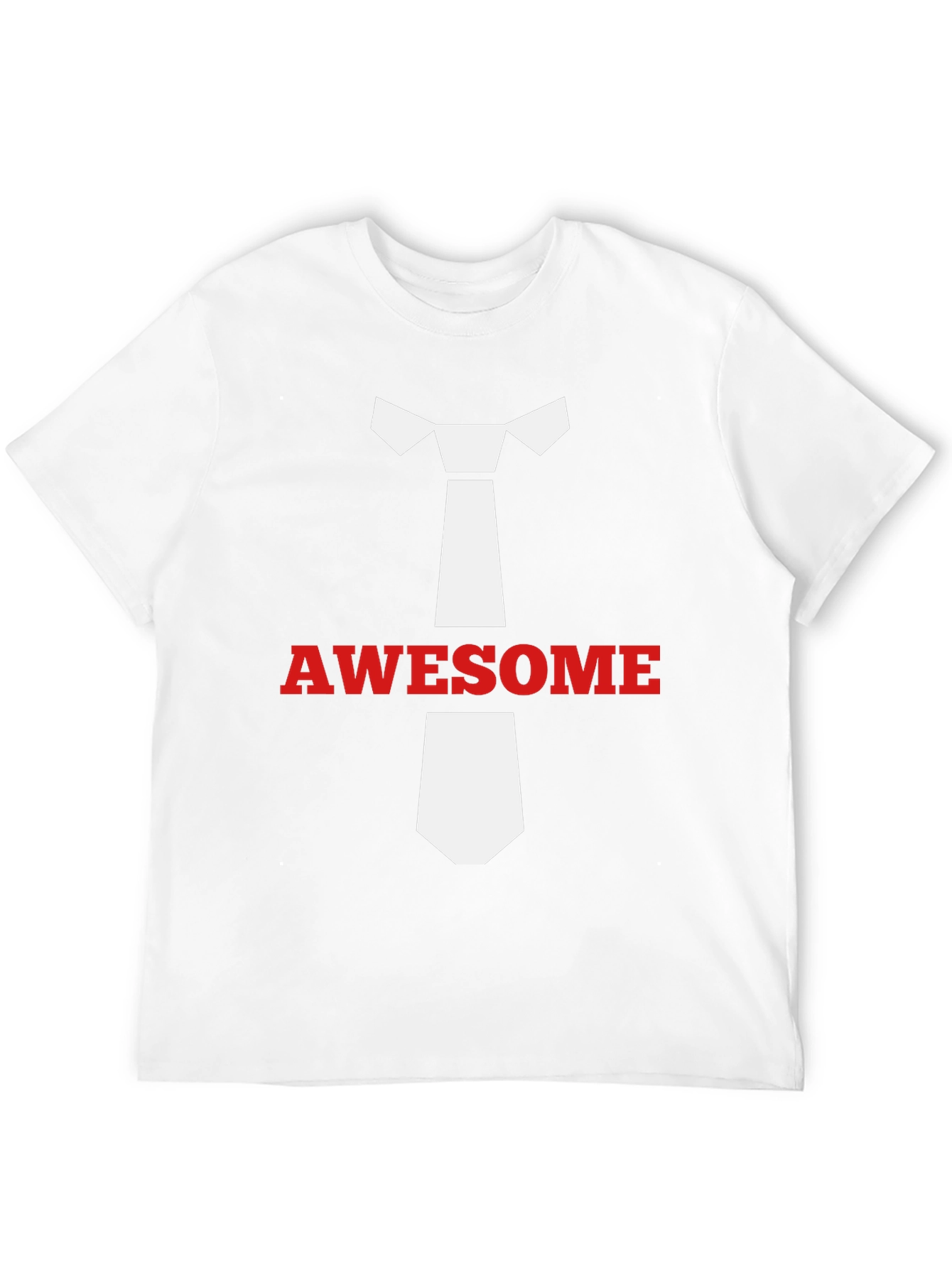 Awesome Tie T-Shirt - Stylish Casual Wear