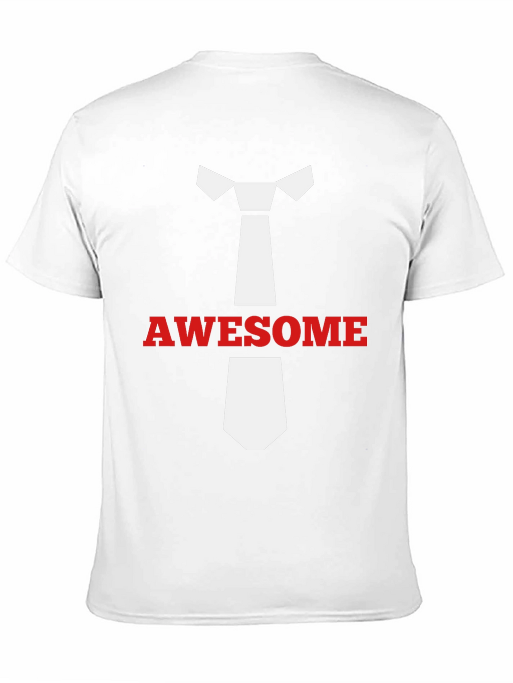 Awesome Tie T-Shirt - Stylish Casual Wear