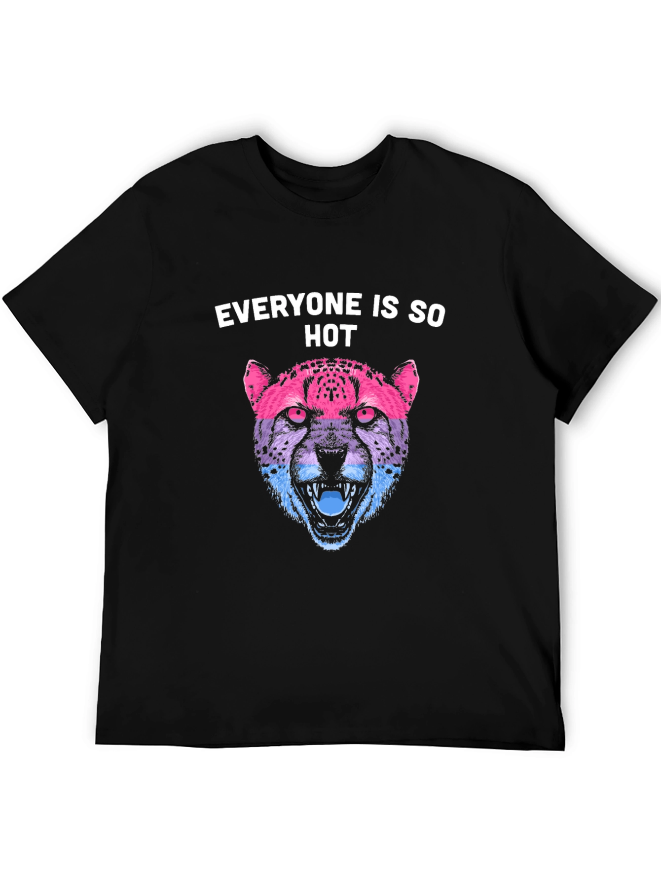 Cool Cat Graphic T-Shirt - Everyone is So Hot