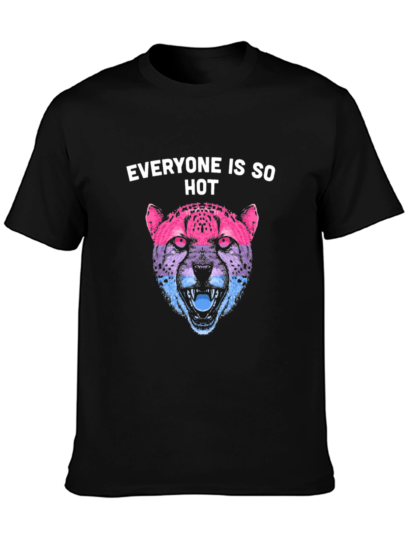Cool Cat Graphic T-Shirt - Everyone is So Hot