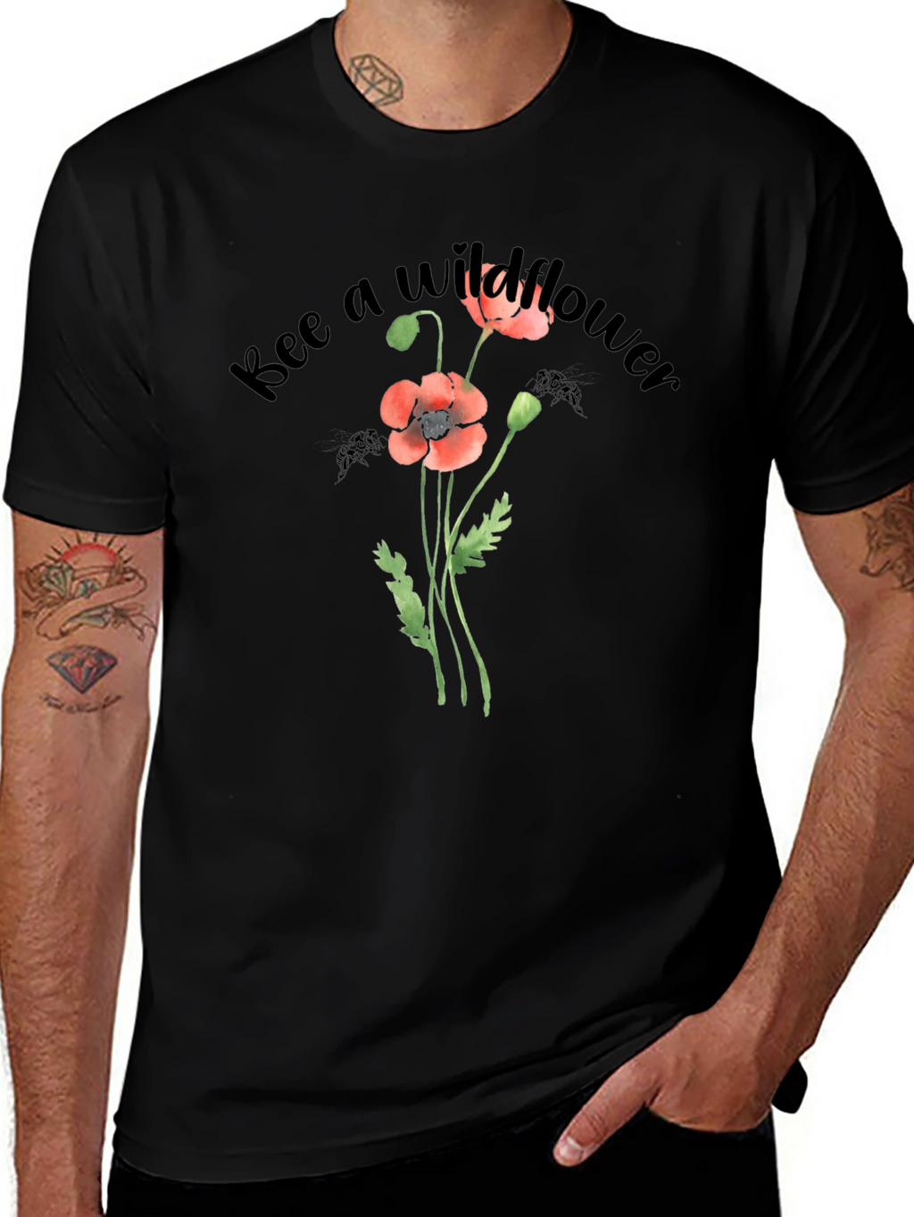 Bee a Wildflower Graphic T-Shirt