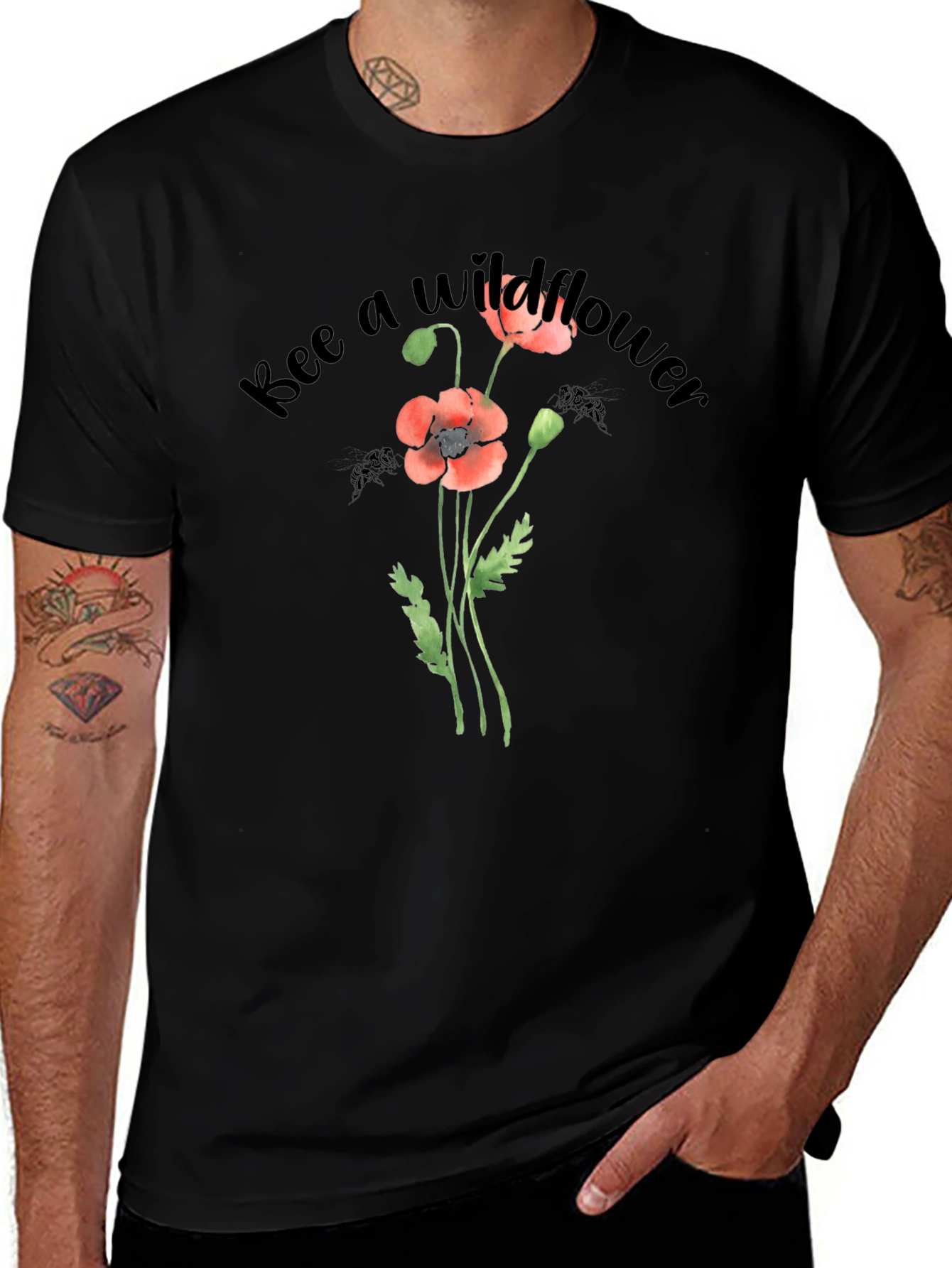 Bee a Wildflower Graphic T-Shirt
