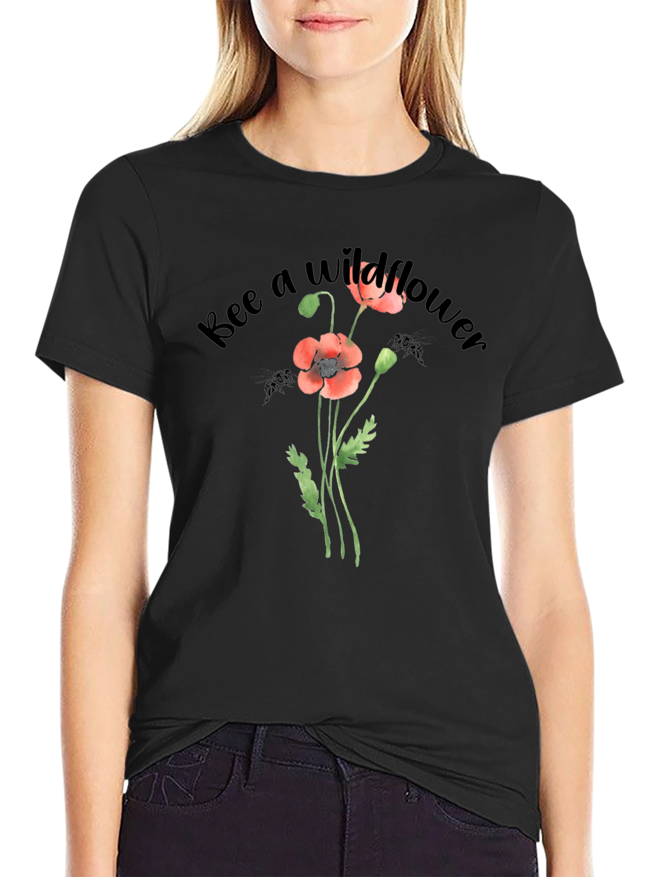 Bee a Wildflower Graphic T-Shirt