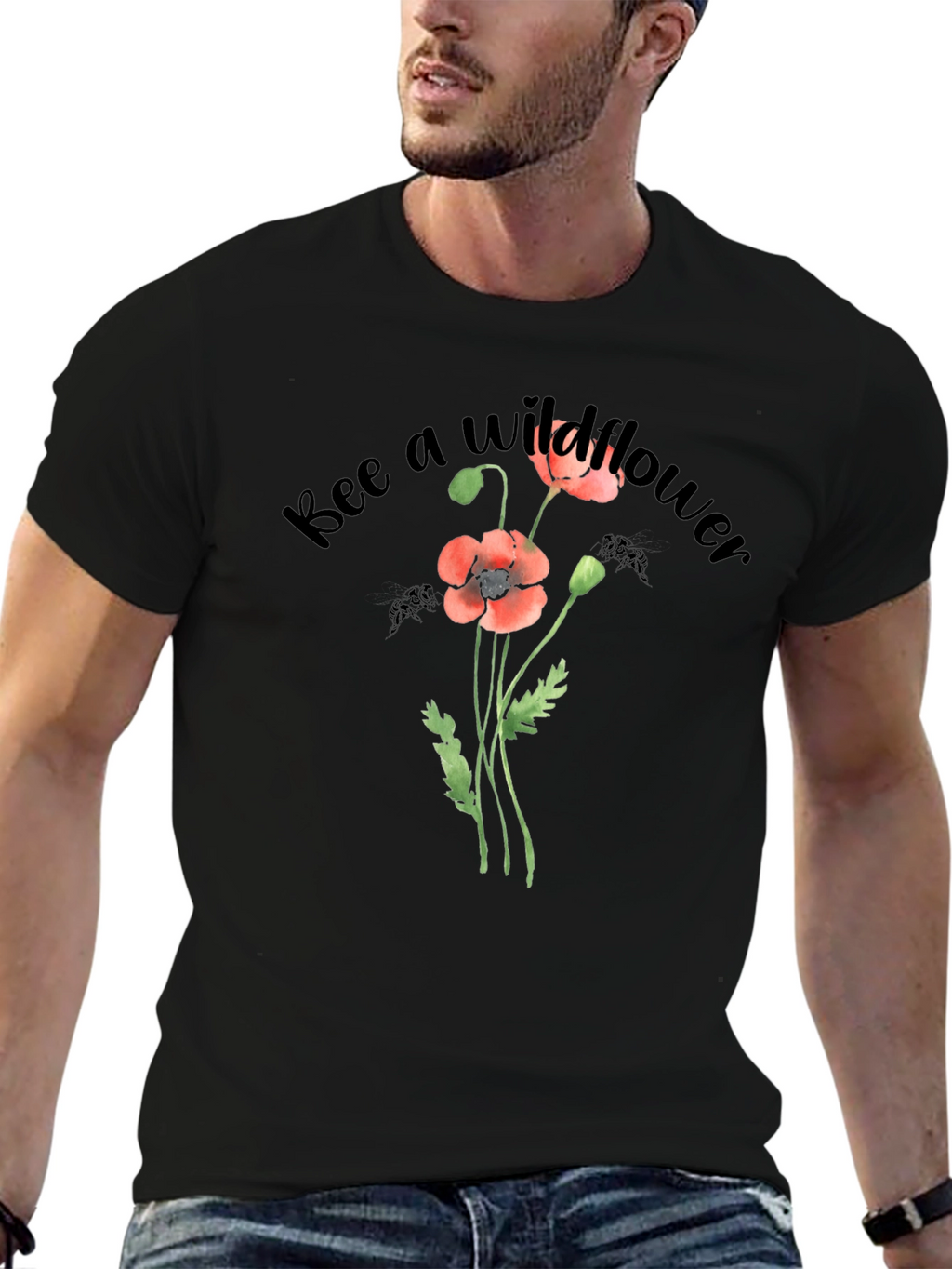 Bee a Wildflower Graphic T-Shirt