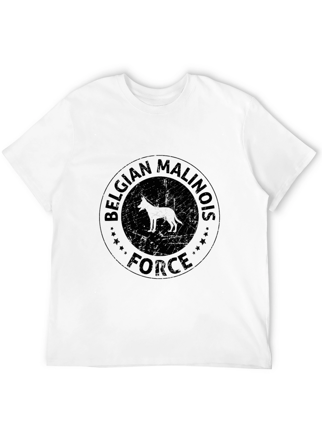 Belgian Malinois Force Black T-Shirt