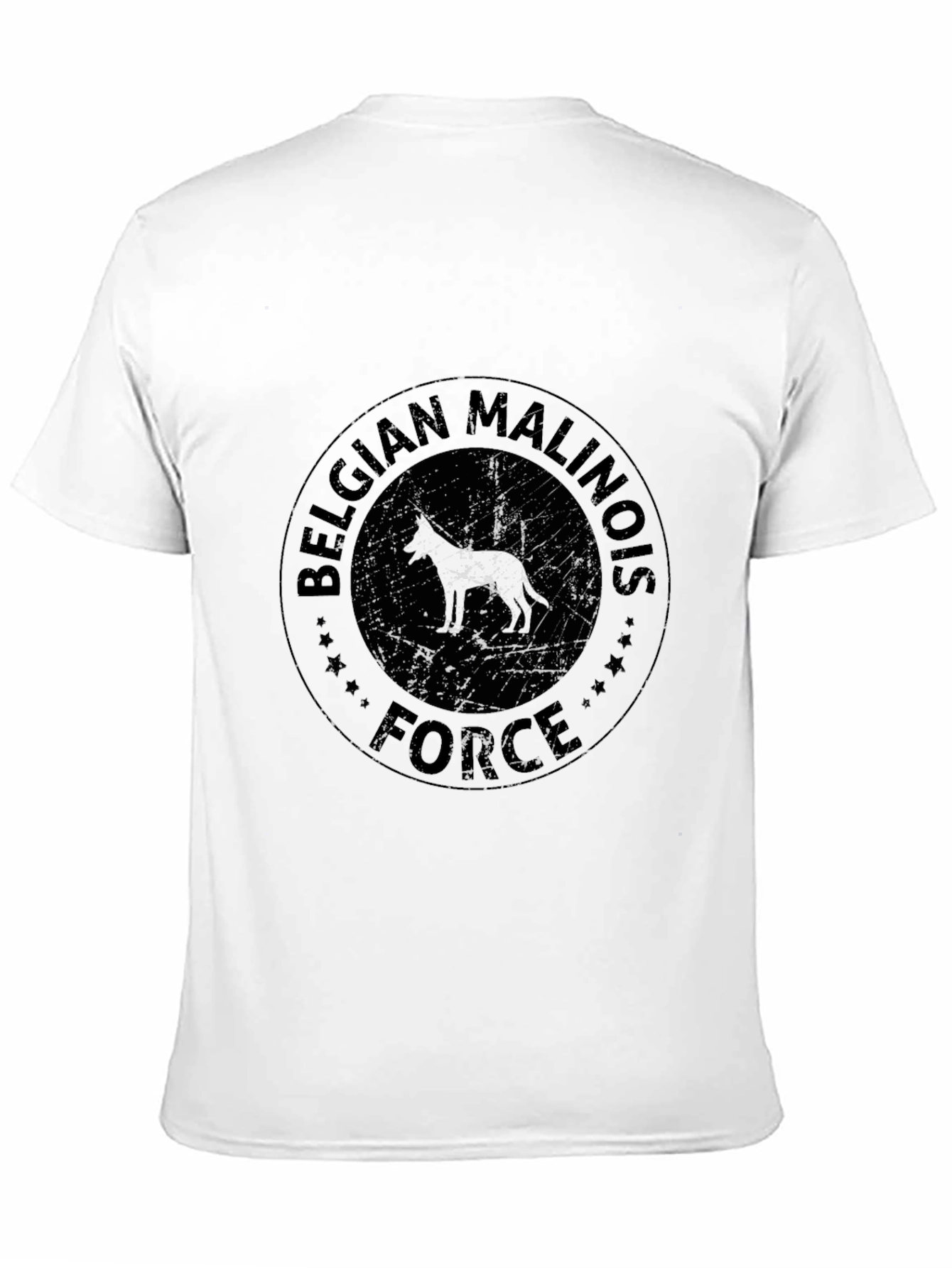 Belgian Malinois Force Black T-Shirt