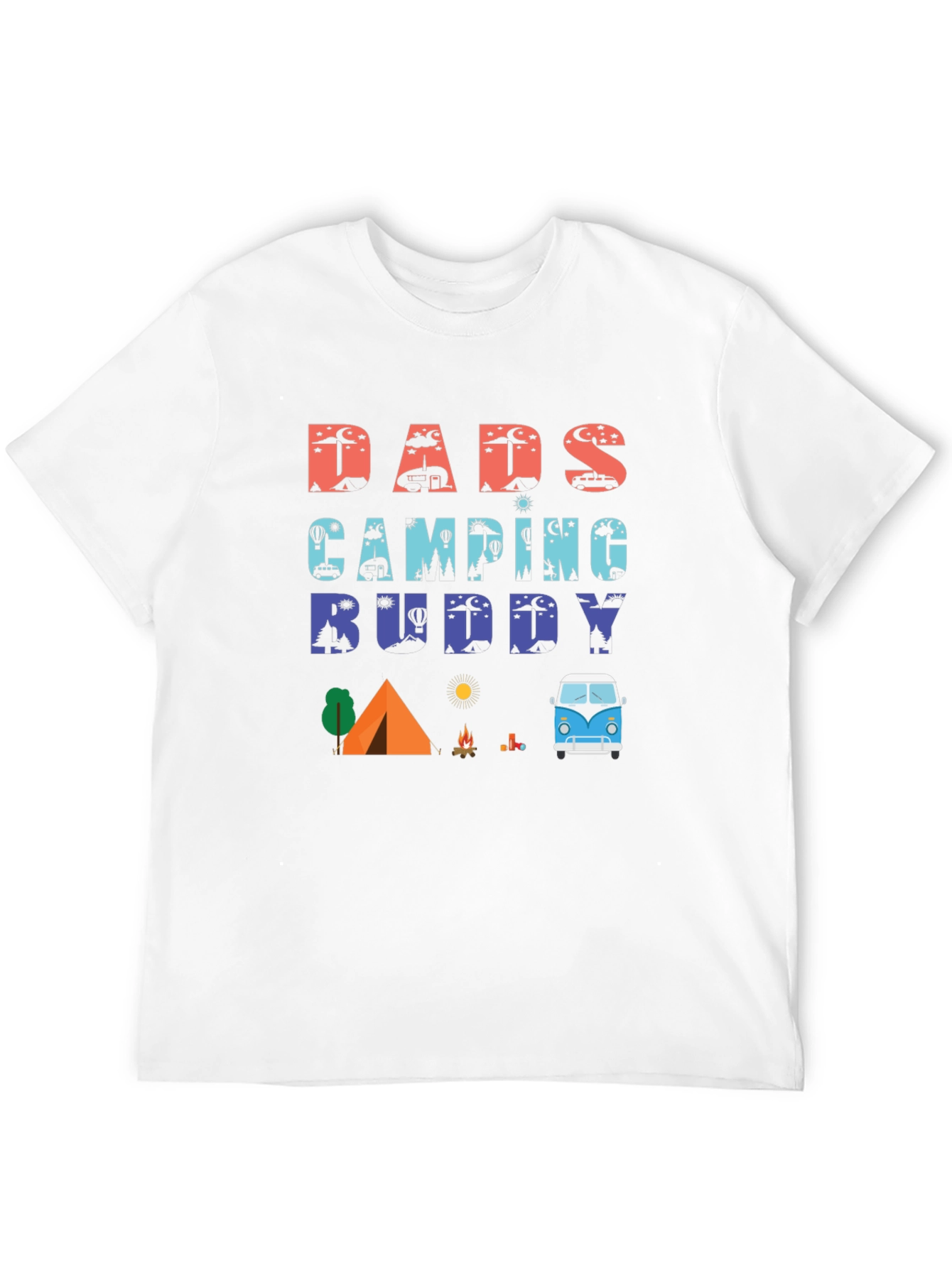 Dads Camping Buddy Graphic T-Shirt