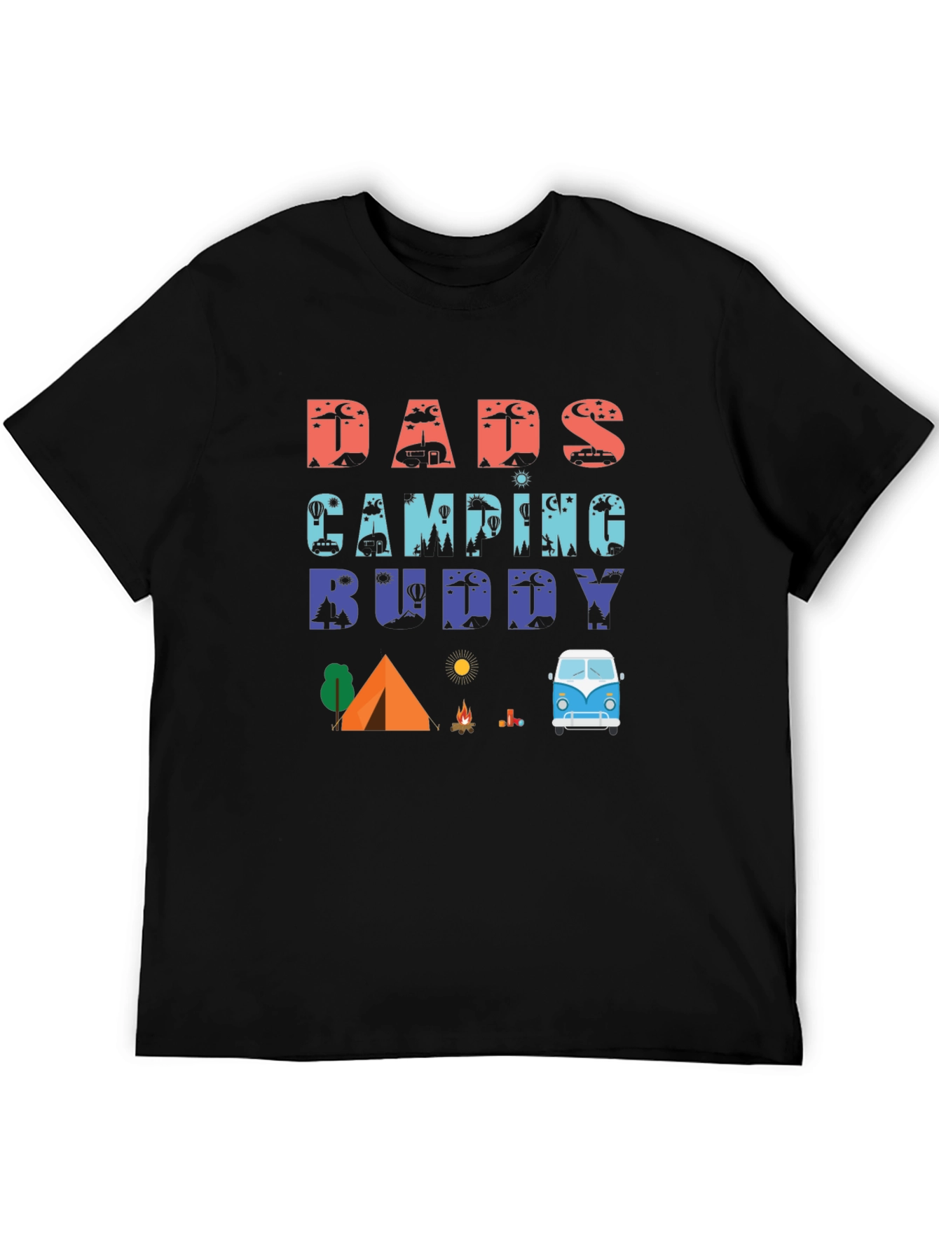 Dads Camping Buddy Graphic T-Shirt