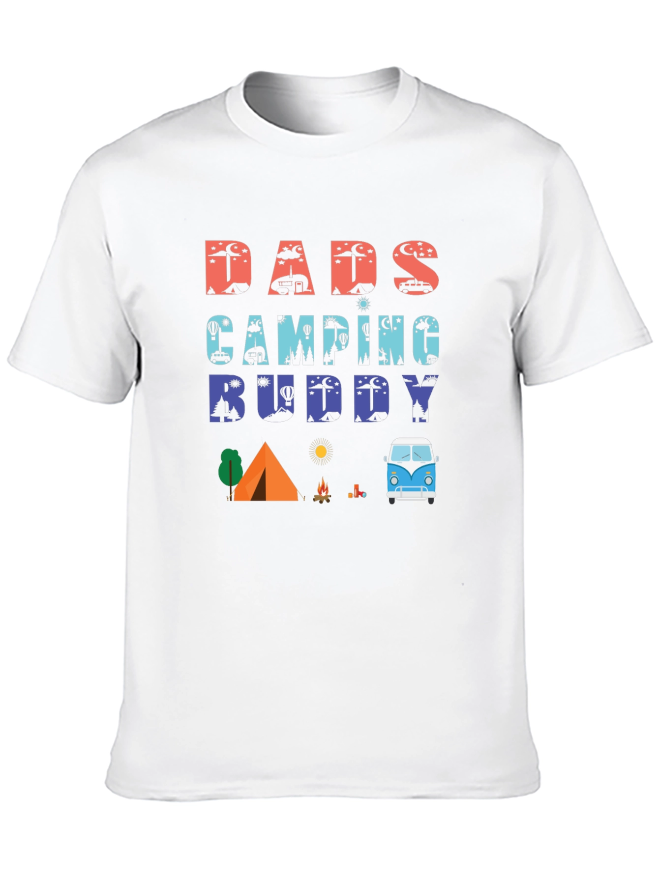 Dads Camping Buddy Graphic T-Shirt