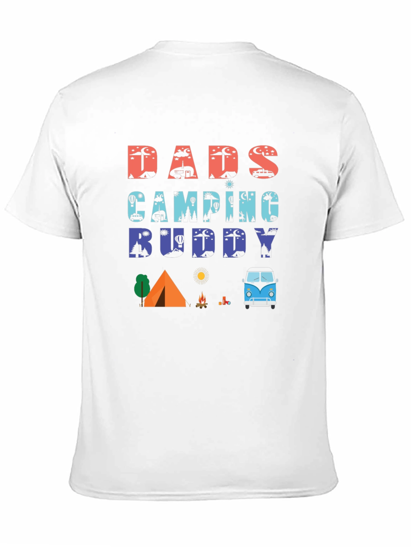 Dads Camping Buddy Graphic T-Shirt
