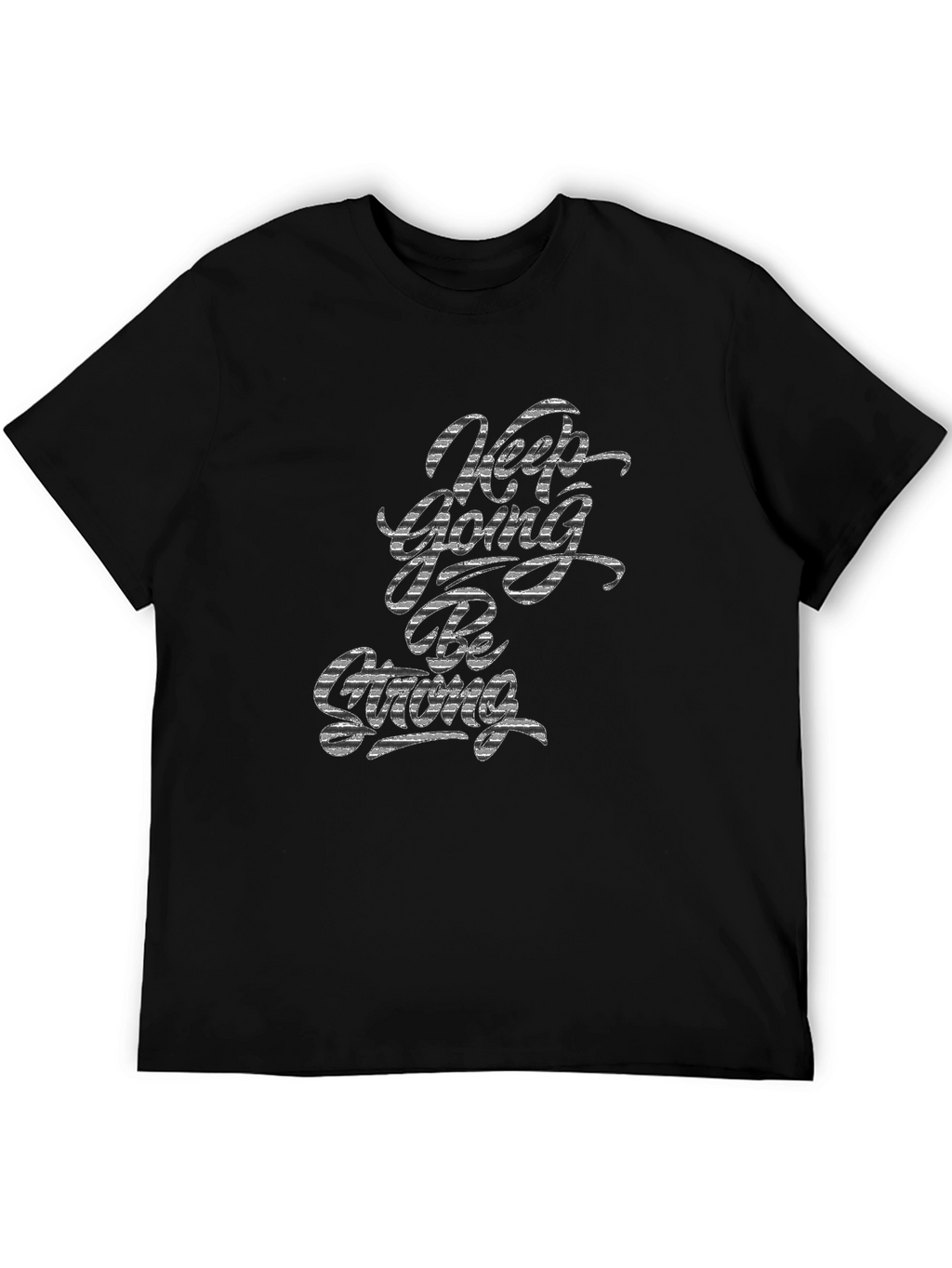 Keep Going Tee - Black Motivational T-Shirt
