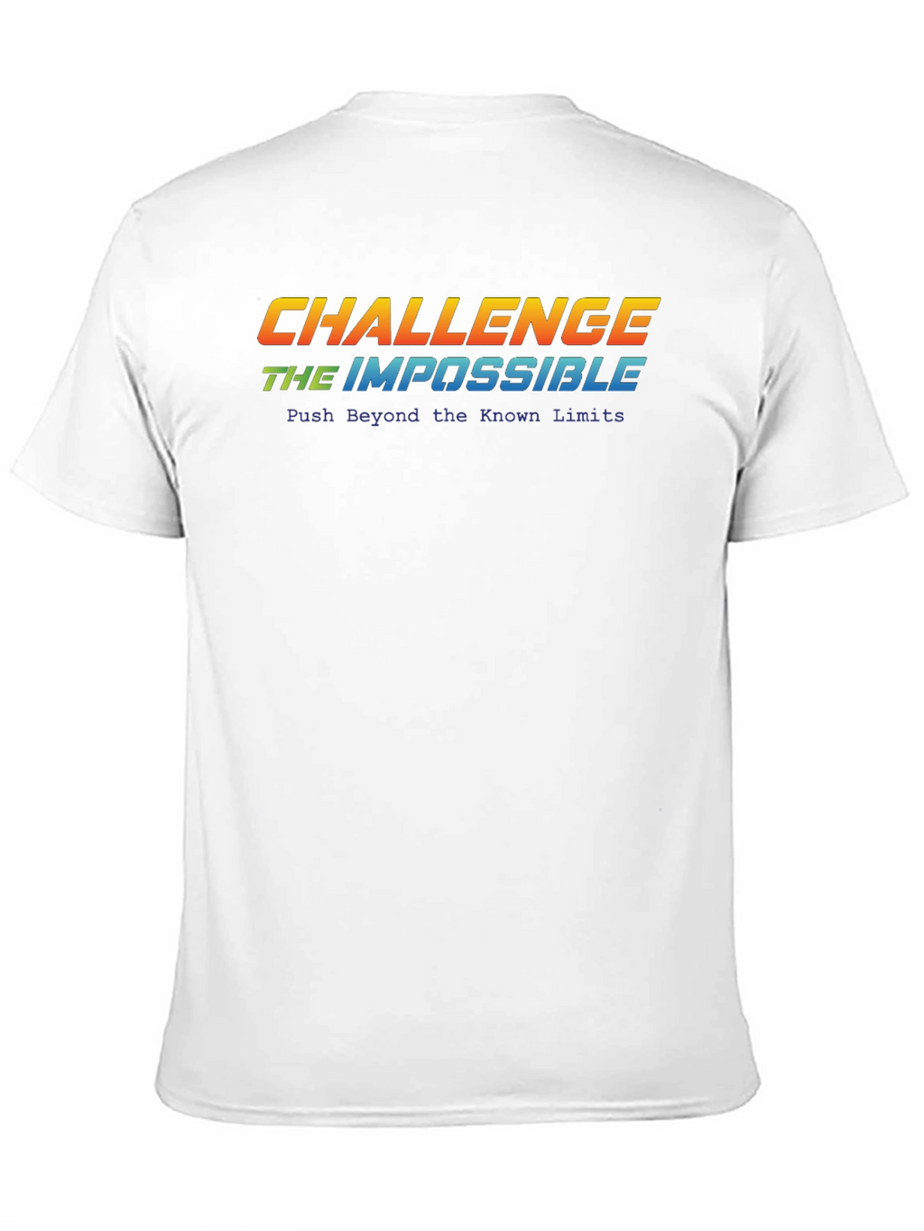 Challenge the Impossible Black Graphic Tee