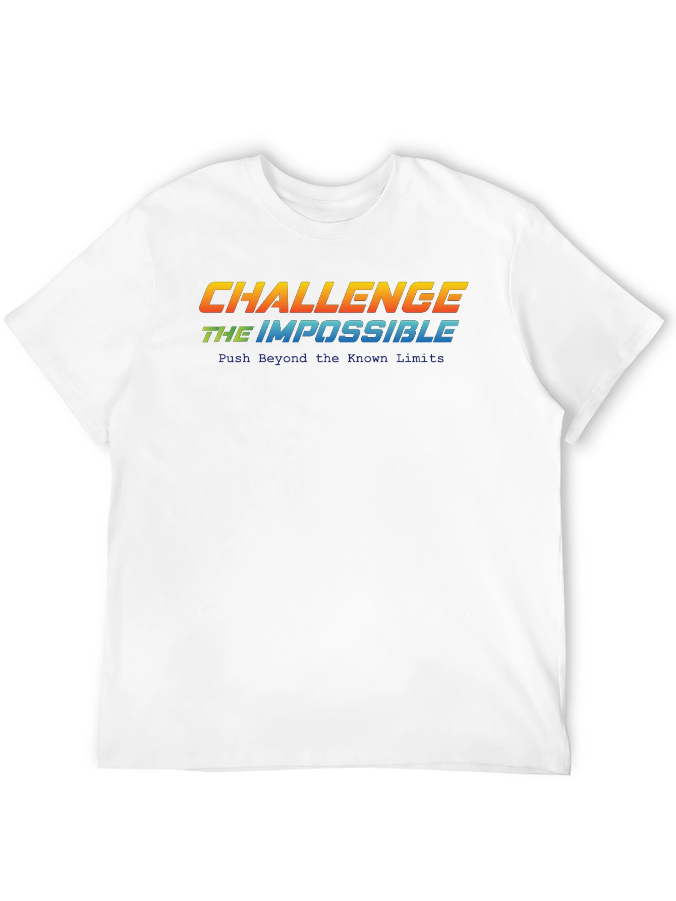 Challenge the Impossible Black Graphic Tee