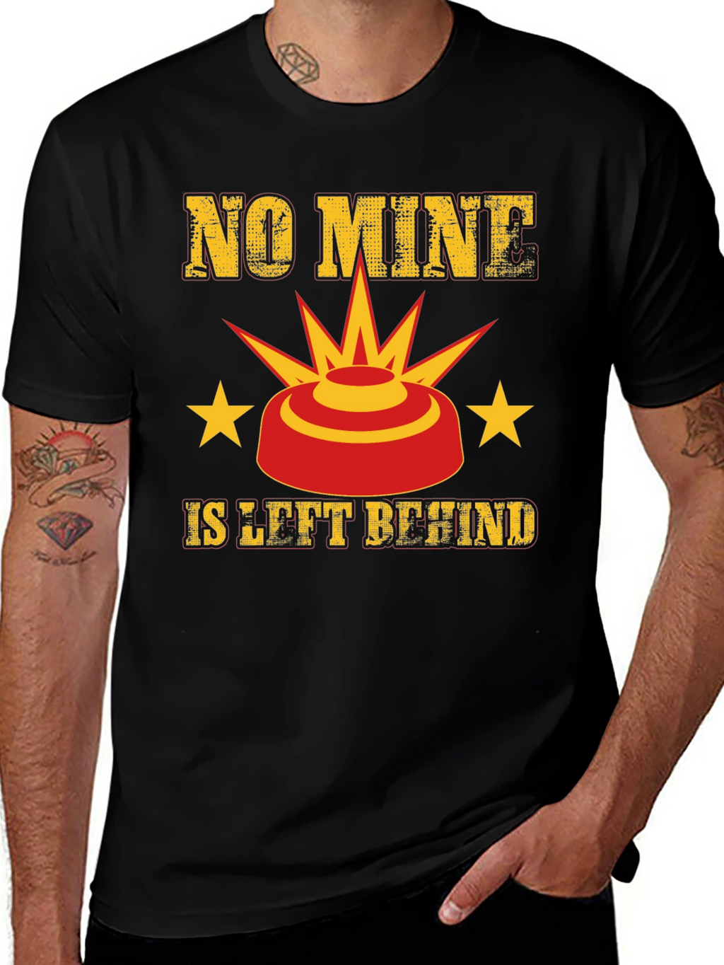 No Mine Left Behind Graphic Tee