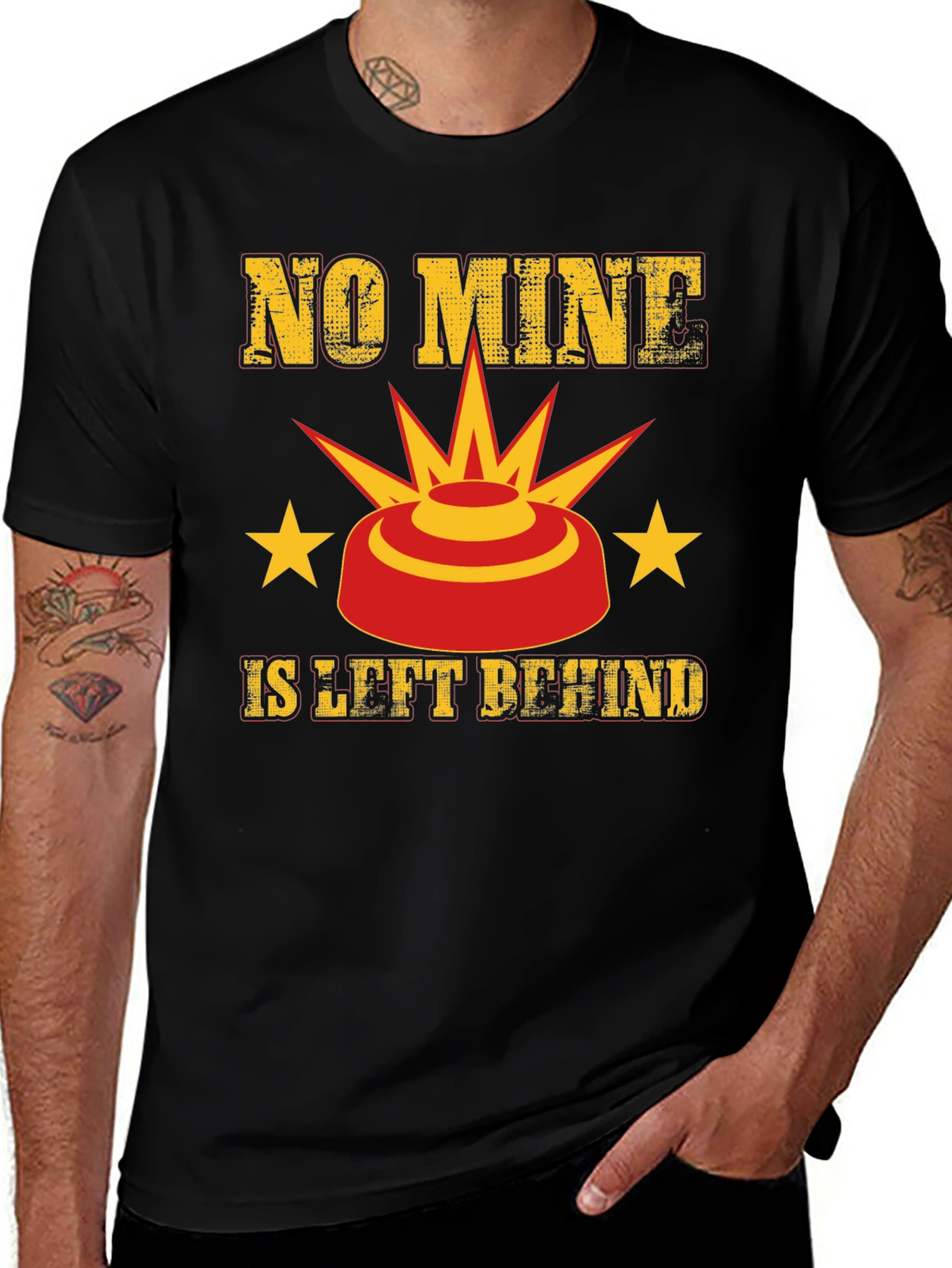 No Mine Left Behind Graphic Tee