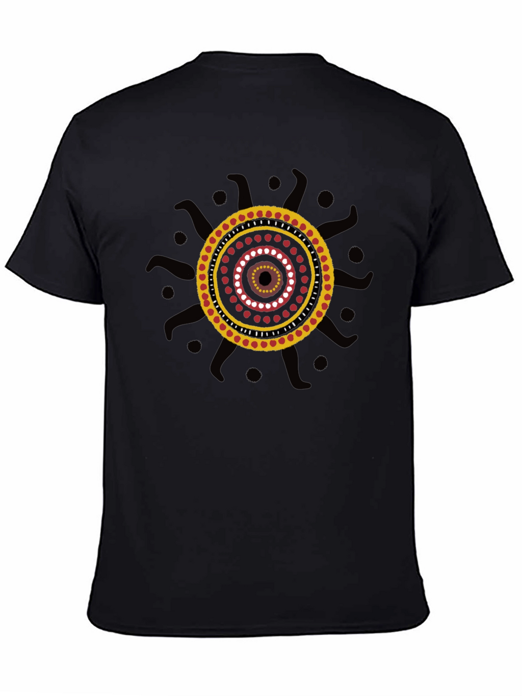 Aboriginal Art Black T-Shirt