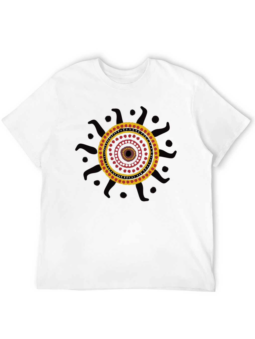 Aboriginal Art Black T-Shirt