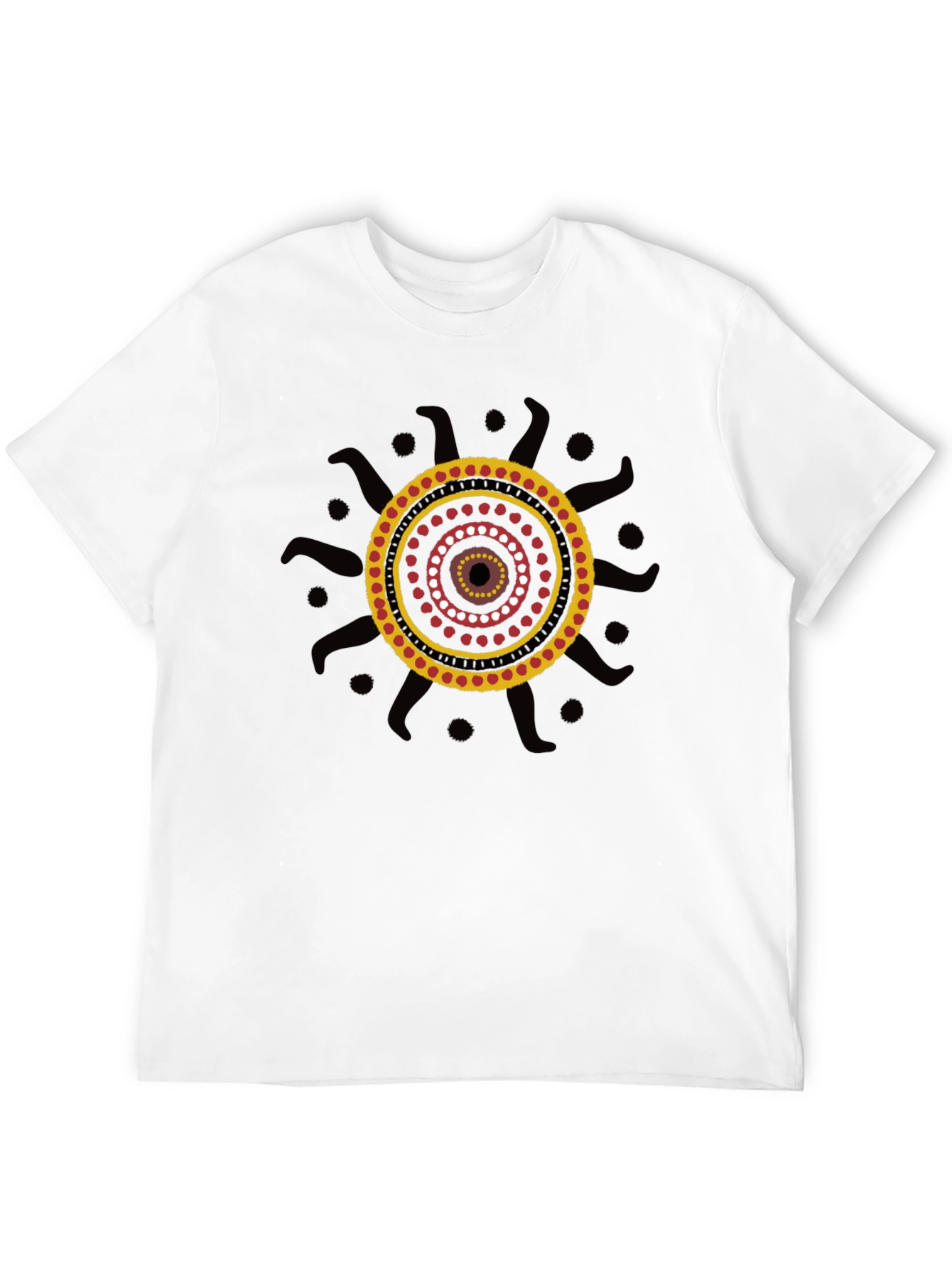 Aboriginal Art Black T-Shirt