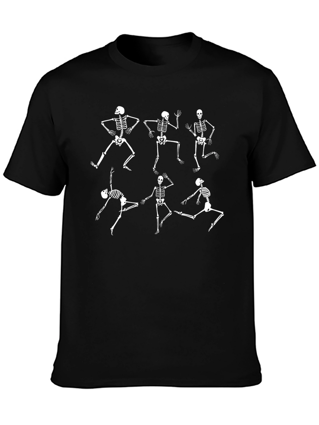 Dancing Skeletons Black T-Shirt