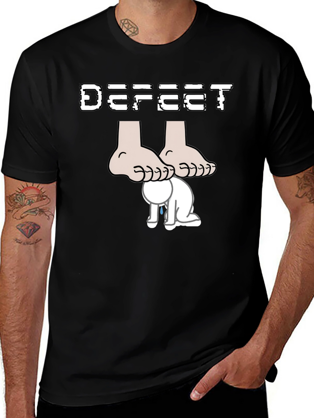 Defeet Me Graphic T-Shirt