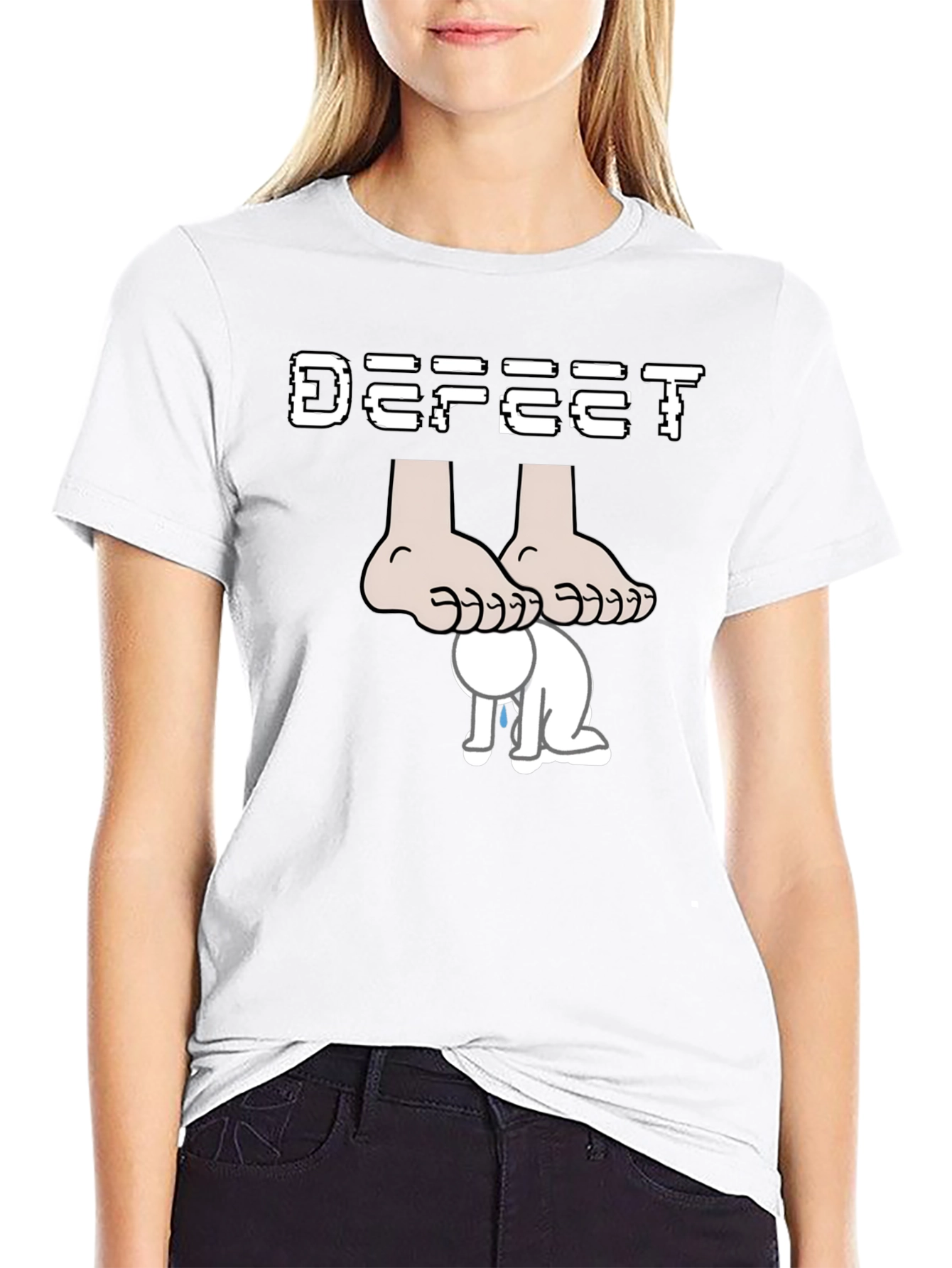 Defeet Me Graphic T-Shirt