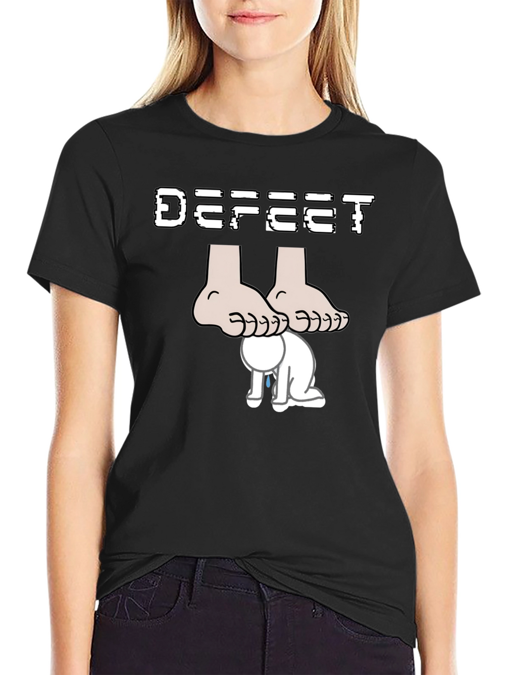 Defeet Me Graphic T-Shirt
