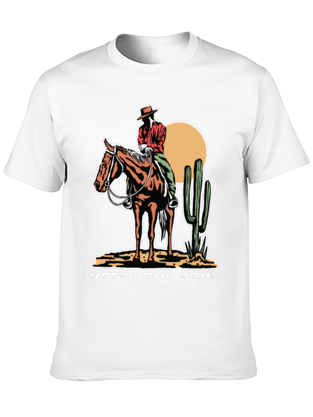 Cowboy On Horse T-Shirt