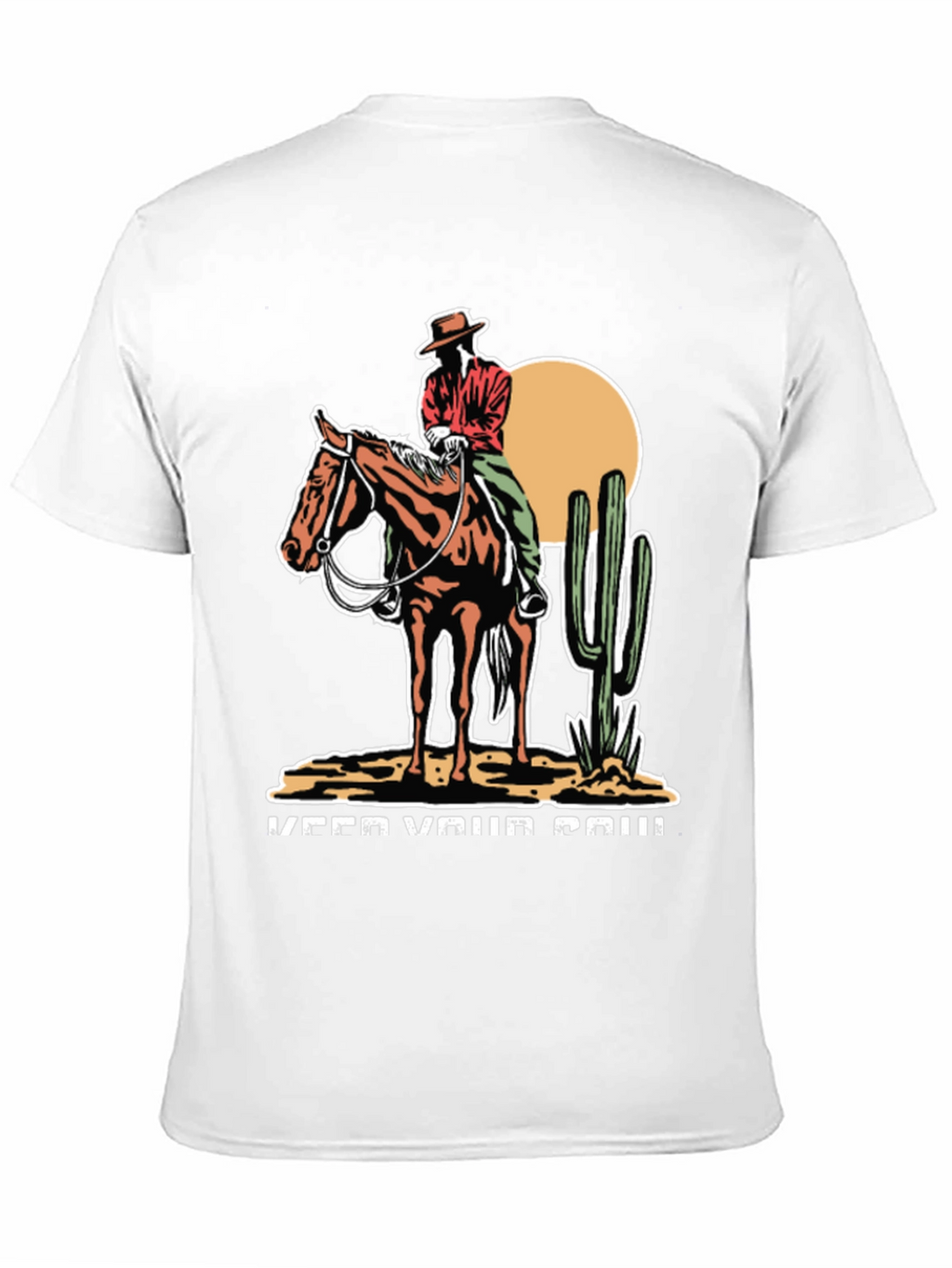 Cowboy On Horse T-Shirt