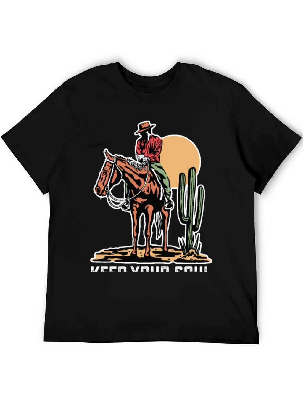 Cowboy On Horse T-Shirt