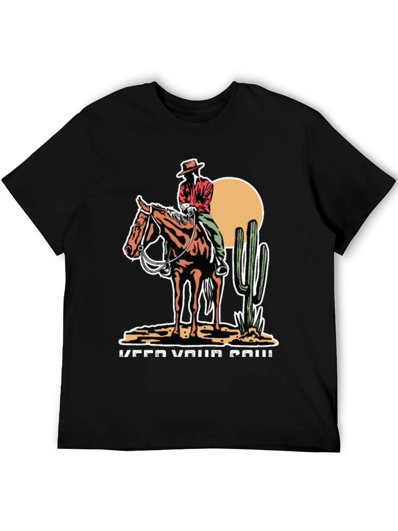 Cowboy On Horse T-Shirt