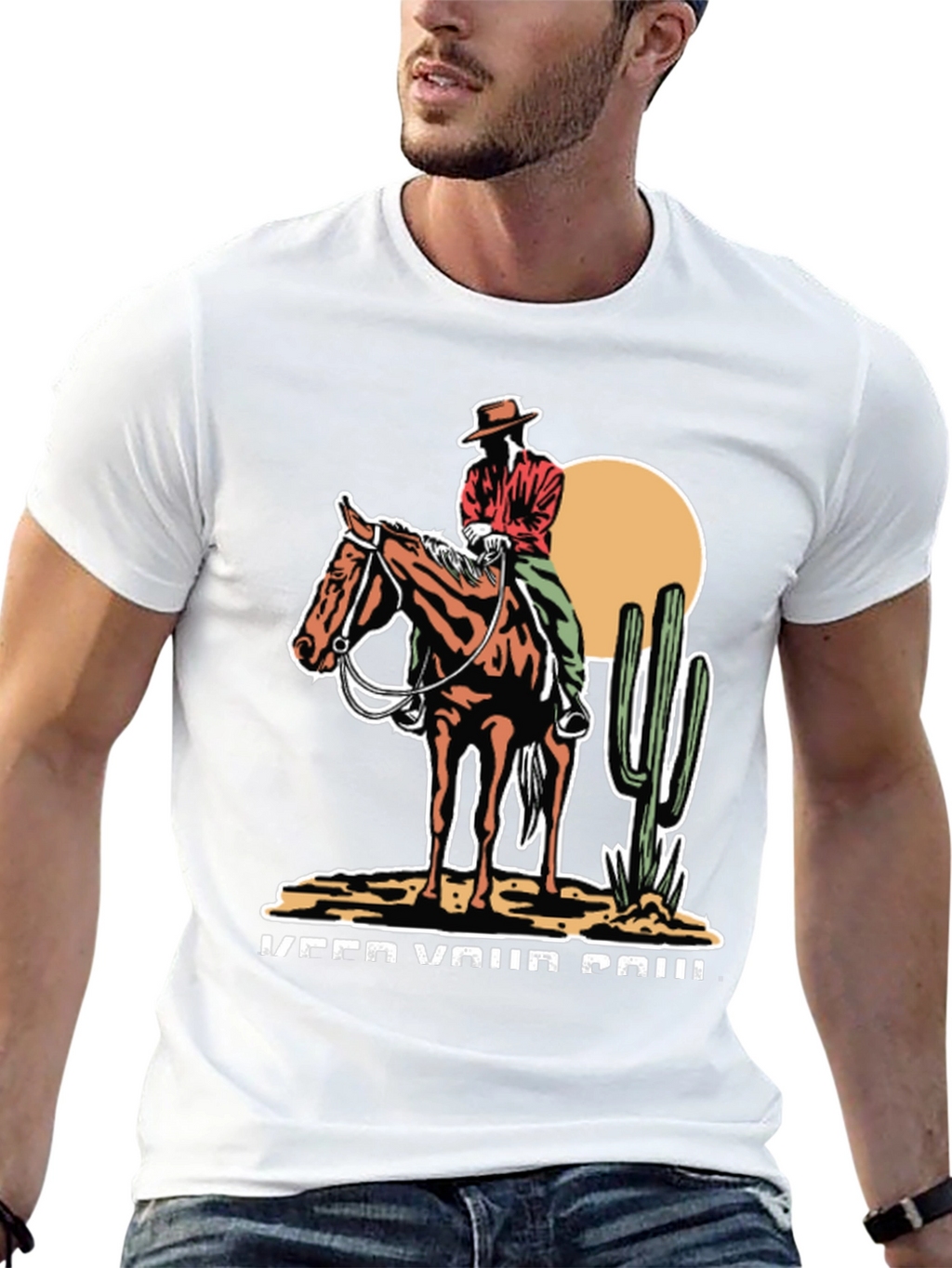 Cowboy On Horse T-Shirt
