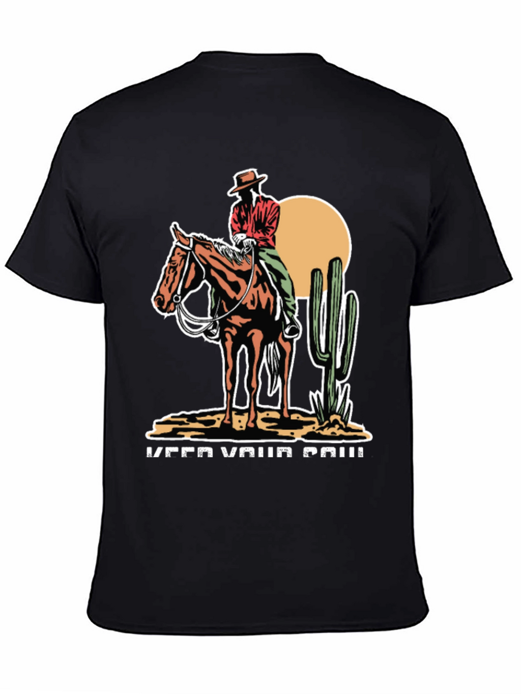 Cowboy On Horse T-Shirt