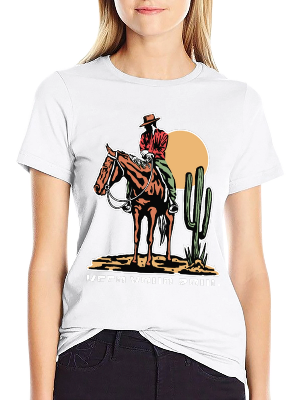 Cowboy On Horse T-Shirt
