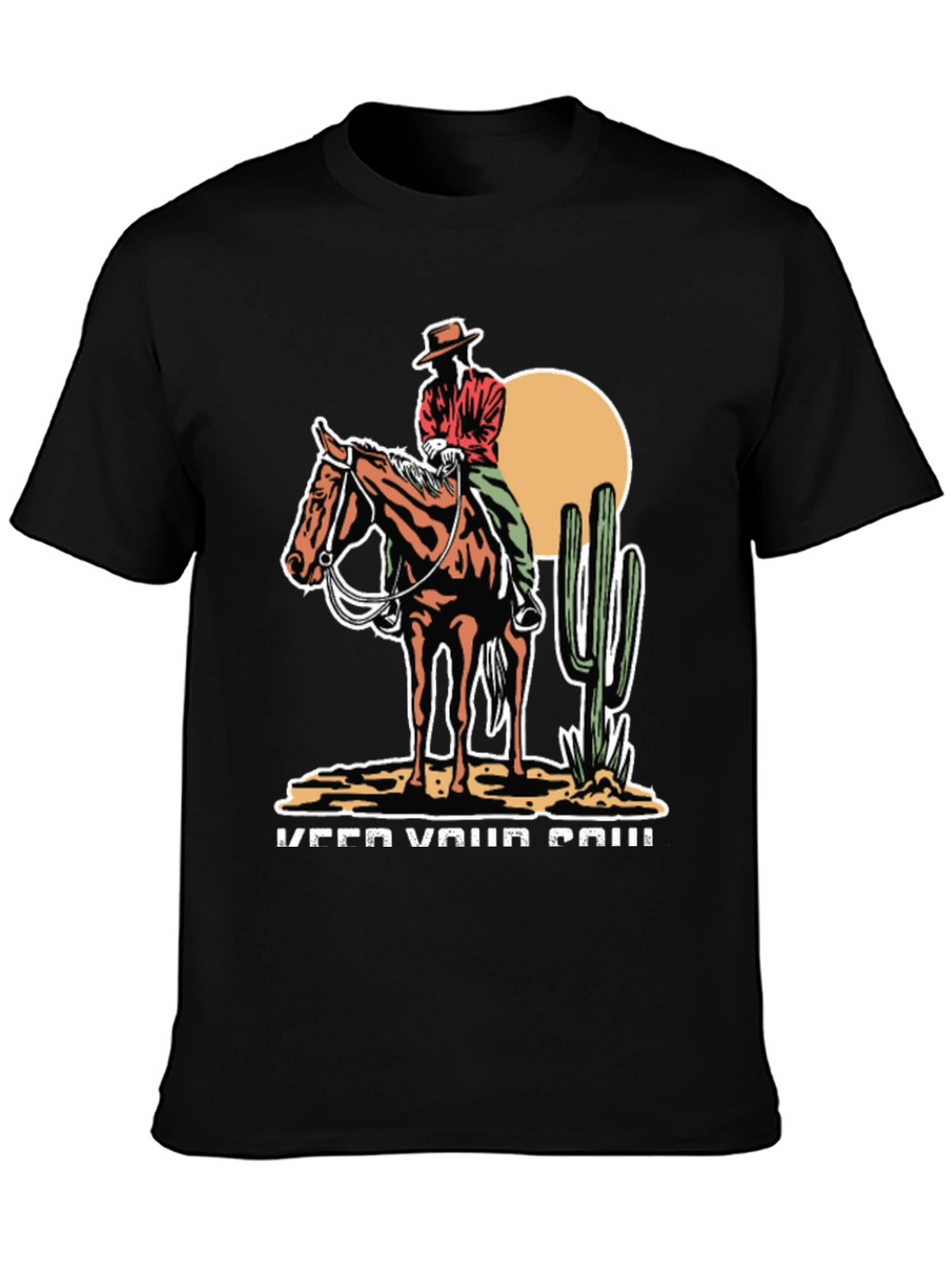 Cowboy On Horse T-Shirt