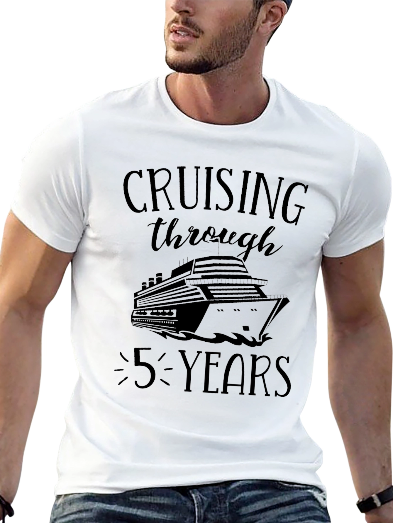 Cruising Through 5 Years T-Shirt Cruise Trip Gift
