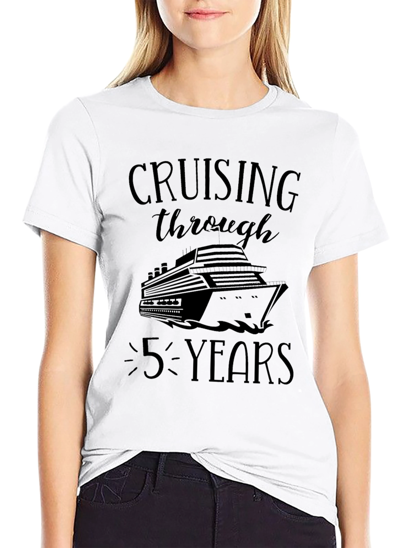 Cruising Through 5 Years T-Shirt Cruise Trip Gift