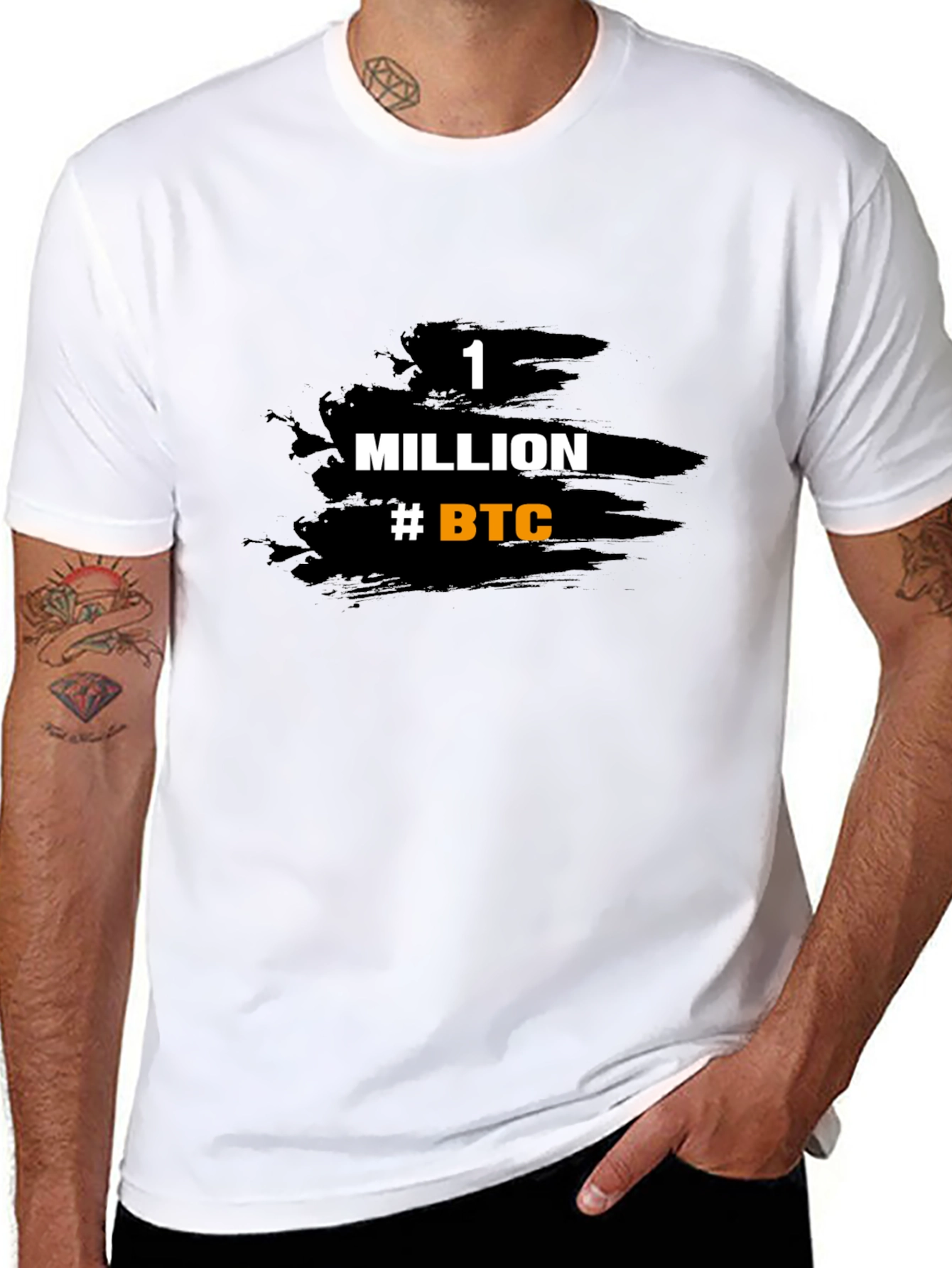 1 Million #BTC T-Shirt - Bitcoin Cryptocurrency Tee