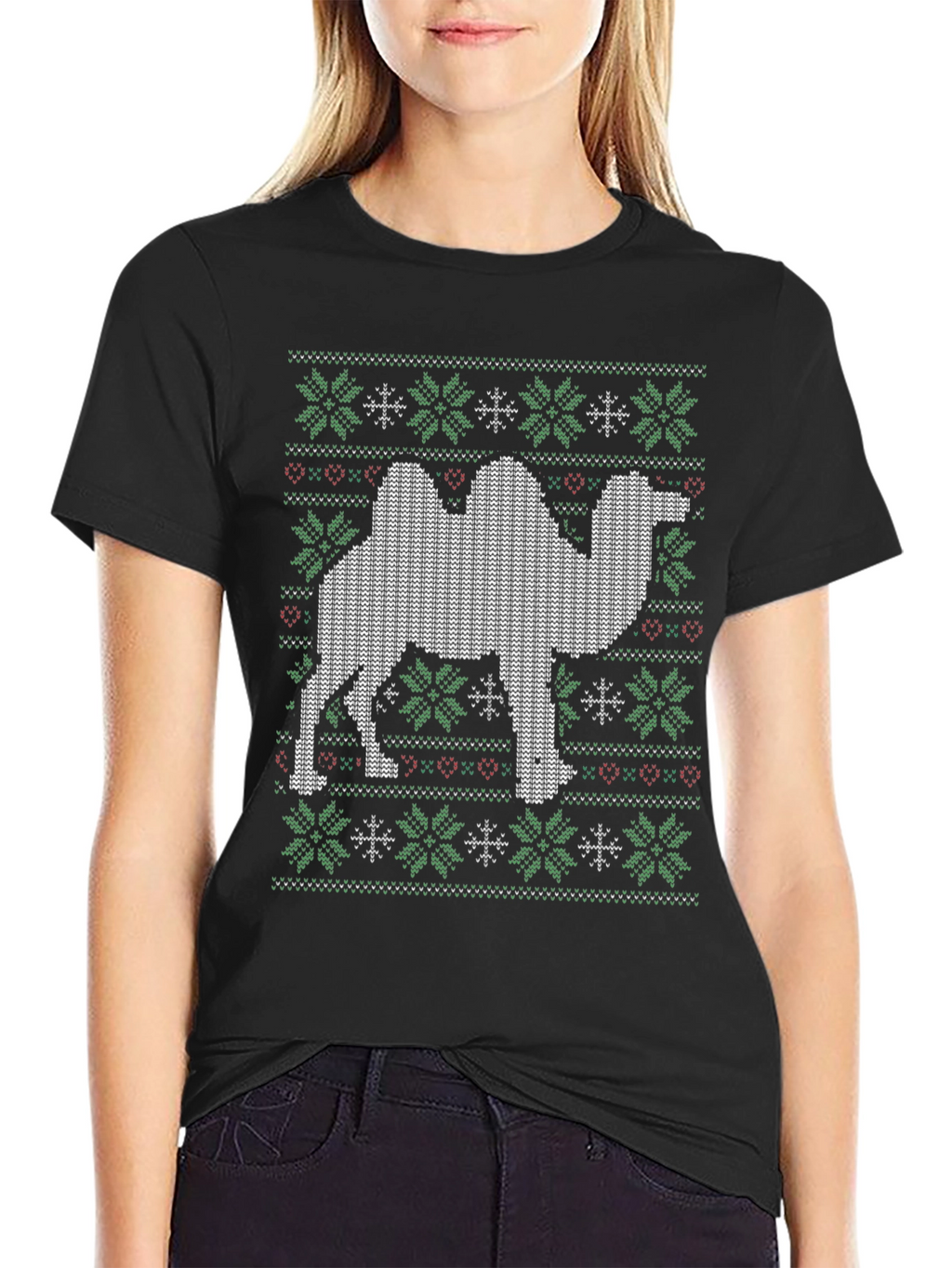 Camel Ugly Christmas Sweater T-Shirt