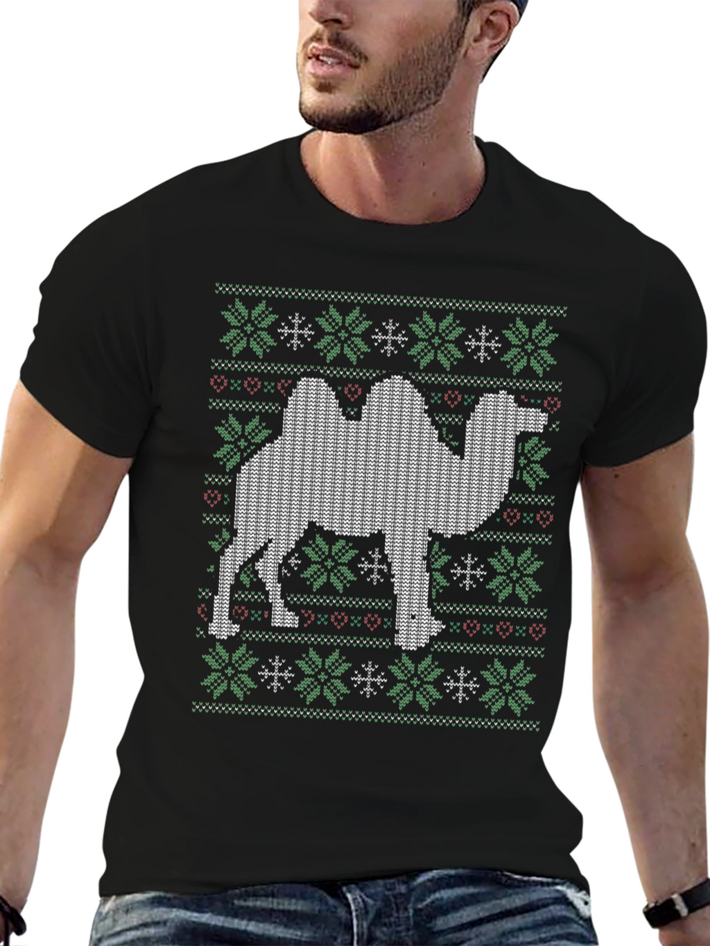 Camel Ugly Christmas Sweater T-Shirt