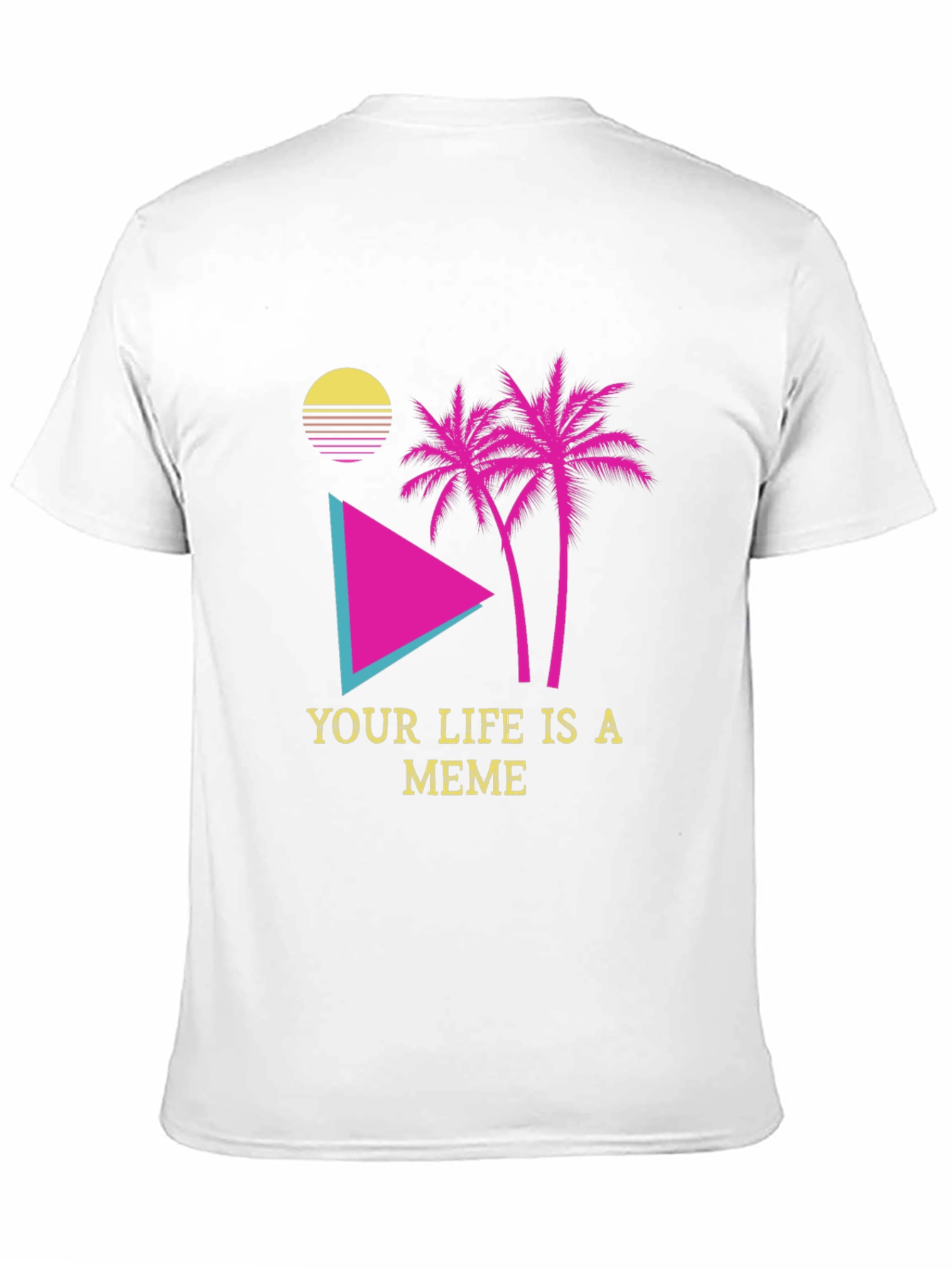 Meme Life Graphic Tee - Black Novelty T-Shirt