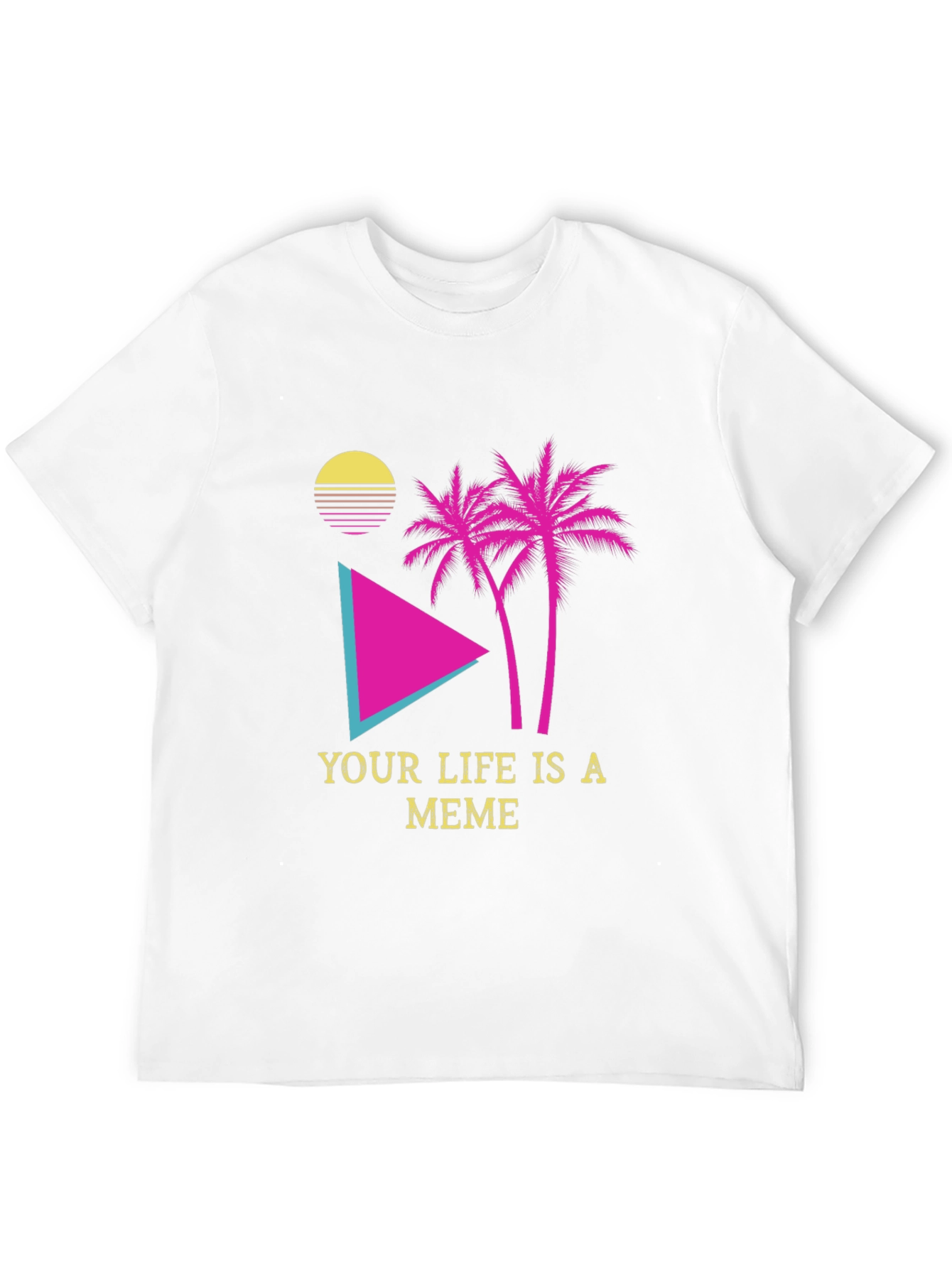 Meme Life Graphic Tee - Black Novelty T-Shirt